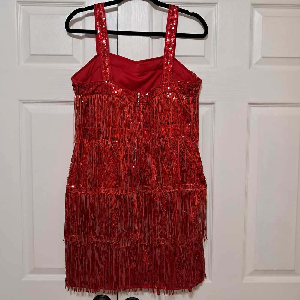 SHEIN Scarlet Sequin Dress